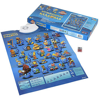 Інтерактивний плакат "Музична комора" (російське озвучення, на батарейках) 7077