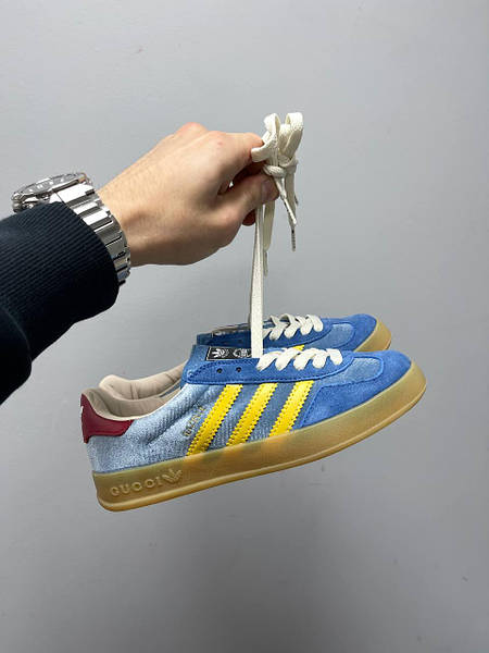 Adidas x Gucci Gazelle Blue Yellow 11800 Marvinshop