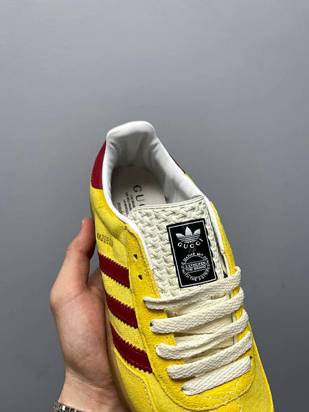 Adidas Gazelle x Gucci Yellow Red 11802