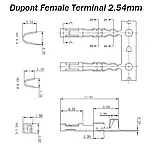 Роз'єм Dupont Connector 2.54 мм 1, 2, 3, 4 піна мама конектор швидкий роз'єм, фото 5
