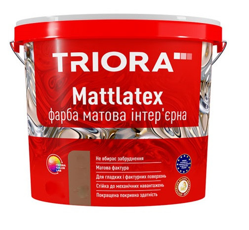 Фарба інтер"єрна матова 3.5кг Mattlatex ТРІОРА, фото 1
