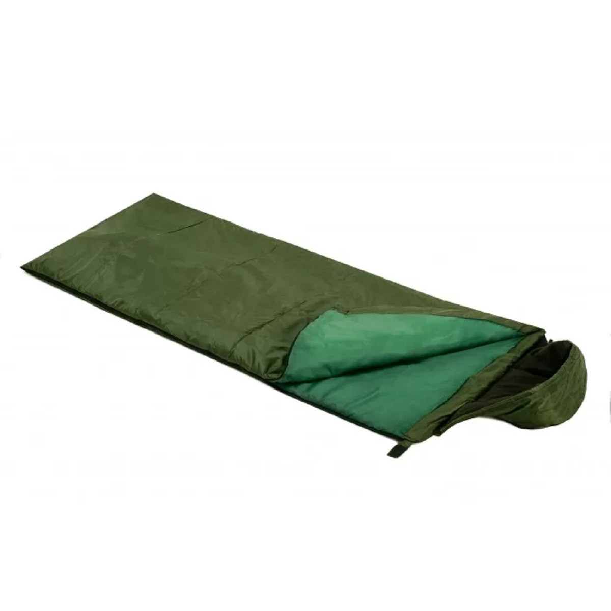 Спальний мішок ковдра basic олива 250г/м2, 190х75см, t від +1 до +20