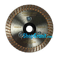 Алмазный отрезной круг, диск Схид Диамант 80мм с фланцем для камня, гранита, мрамора, габбро, бетона