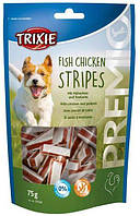 Ласощі для собак Trixie PREMIO Chicken and Pollock Stripes 75 г курка та риба