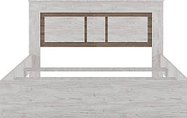 Ліжко двоспальне LOZ 160 (з каркасом, без матраца) Сара Gerbor сосна каньйон / дуб сонома трюфель