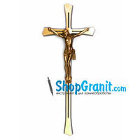 Крест православный с распятием 31*13см Filomat из латуни, бронзы для памятников