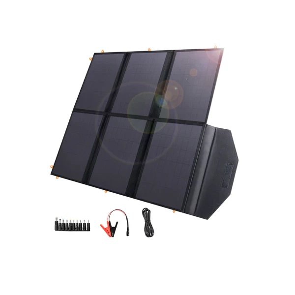 Портативна сонячна панель FLEXSOLAR 60W USB-C, DC 18V для ноутбуків, зарядних станцій Jackery