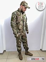 Форма ВСУ мультикам, рип-стоп, армейская тактическая форма Multicam, китель + штаны