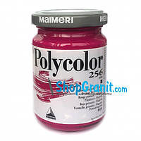 Краска акриловая красная (красный пурпурный основной) polycolor 140мл 256 для камня, пластика, стекла, бумаги,