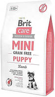 Сухий корм для цуценят мініатюрних порід Brit Care GF Mini Puppy ягня 2 кг