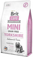 Сухий корм для собак породи йоркширський тер єр Brit Care Sensitive GF Yorkshire, беззерновий 2 кг