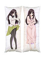 Подушка дакимакура визуальная новелла Katawa Shoujo Ханако декоративная ростовая подушка для обнимания