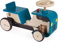 Деревянный детский трактор Janod Blue 1970