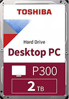 Накопитель (жесткий диск) HDD SATA 2.0TB Toshiba P300 7200rpm 256MB (HDWD320UZSVA)