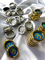 Фішки для гри нарди металеві 30мм персоналізація, фото 7