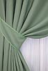Комплект штор (2шт. 1х2,7м.) блекаут, колекція "Fusion Dimout". Колір фісташковий. Код 830ш 31-477, фото 4