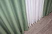 Комплект штор (2шт. 1х2,7м.) блекаут, колекція "Fusion Dimout". Колір фісташковий. Код 830ш 31-477, фото 7