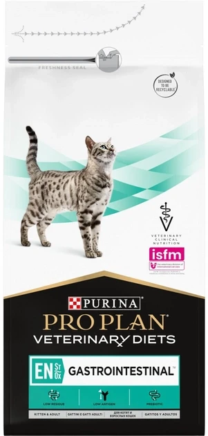 Лікувальний сухий корм для котів при захворюванні ЖКТ Purina Pro Plan Veterinary Diets EN ST/OX 5 кг