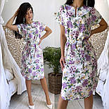 Жіноче плаття квіти ( різні забарвлення), фото 3