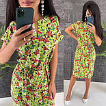 Жіноче плаття квіти ( різні забарвлення), фото 5