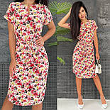 Жіноче плаття квіти ( різні забарвлення), фото 2