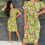 Жіноче плаття квіти ( різні забарвлення), фото 8