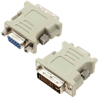 Адаптер / перехідник DVI-D 24+1 - VGA для сумісних відеокарт з функцією декодування