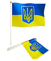 Український прапор у машину 14 см * 21 см