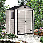 ПЛАСТИКОВИЙ САДОВИЙ САРАЙ KETER "МАНОР" 6х5 БЕЖЕВИЙ (17197128), фото 4