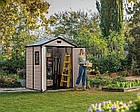 ПЛАСТИКОВИЙ САДОВИЙ САРАЙ KETER "МАНОР" 6х5 БЕЖЕВИЙ (17197128), фото 5