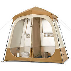 Намет санітарний Shower Tent 210T polyester NH22ZP006 коричневий