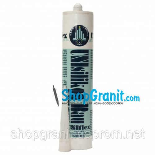 Купить Cиликоновый клей-герметик черный 310мл. Unisilikon для камня ...