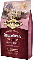 Сухий корм для кошенят Carnilove Salmon&Turkey Kitten лосось та індичка 0.4 кг