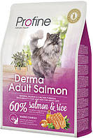 Сухий корм для довгошерстих котів Profine Cat Derma з лососем і рисом 2 кг