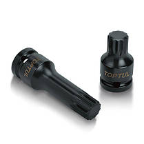 Набір ударних головок SPLINE 1/2" M14, М16, M18 6шт TOPTUL GDAI0601, фото 6