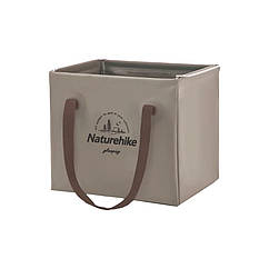 Відро складане Naturehike Square bucket 20 л CNH22SN002 світло-коричневий