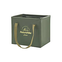 Ведро складное Naturehike Square bucket 20 л CNH22SN002 темно-зеленый