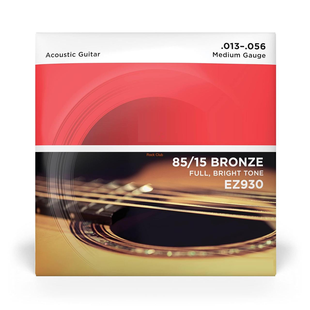 Струны D'addario EZ930 85/15 85/15 Bronze для акустичної гітари (.013)