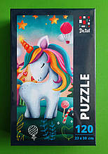 Пазли, 120 елементів, Маленький милий єдиноріг, (DT100-07), Vladi Toys