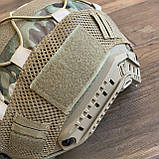 Шолом куленепробивний NTS Fast USA NIJ IIIA балістичний бежевий мультикам, фото 5