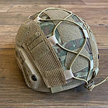 Шолом куленепробивний NTS Fast USA NIJ IIIA балістичний бежевий мультикам, фото 4