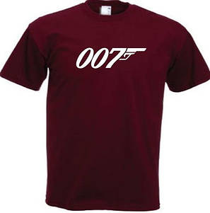 Футболка з логотипом агента 007 Джеймса Бонда, фото 2