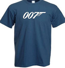 Футболка з логотипом агента 007 Джеймса Бонда, фото 3
