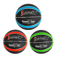Мяч баскетбольный С 56007, 550 г, №7, PVC, 3 цвета