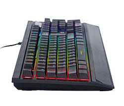 Клавиатура проводная ERGO KB-640 Black с RGB подсветкой, фото 6