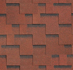 Бітумна черепиця SHINGLAS Фінська Акорд Червоний