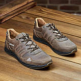 Взуття великих розмірів чоловічі кросівки Adidas з натуральної шкіри model-К46, фото 6
