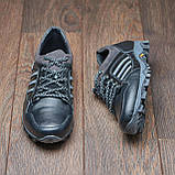 Взуття великих розмірів чоловічі кросівки з натуральної шкіри model-К34, фото 6