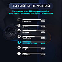 Ручний портативний масажер для тіла 20 скор. масажний пістолет - вібраційний ударний перкусійний масажер, фото 10