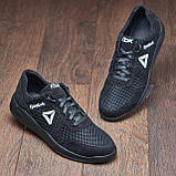 Взуття великих розмірів чоловічі кросівки Reebok з натуральної замші + текстиль model-2, фото 7